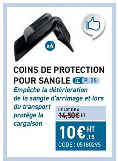 Coins De Protection Pour Sangle