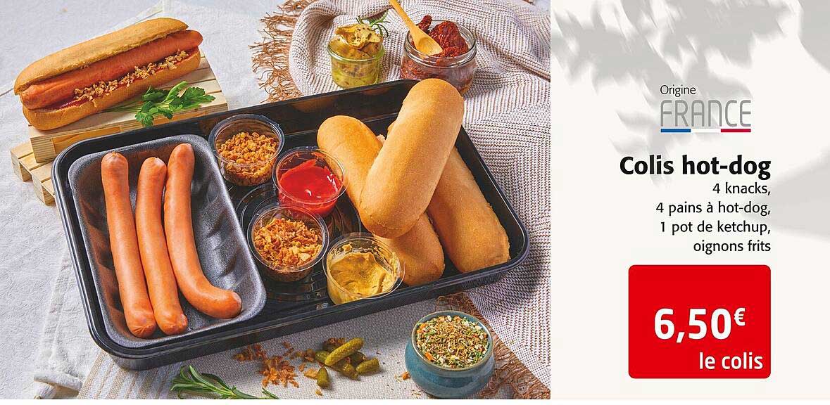 colis hot-dog