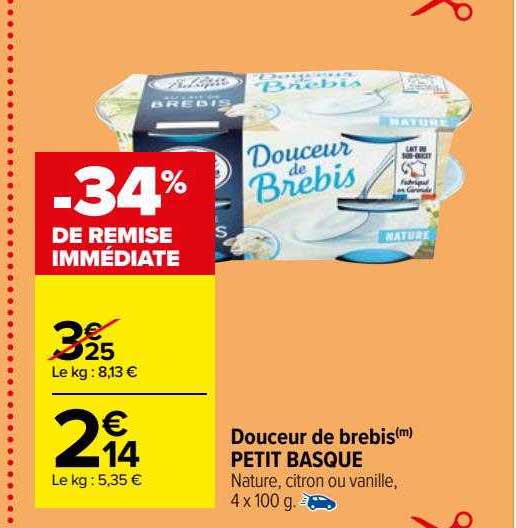 Douceur De Brebis Petit Basque