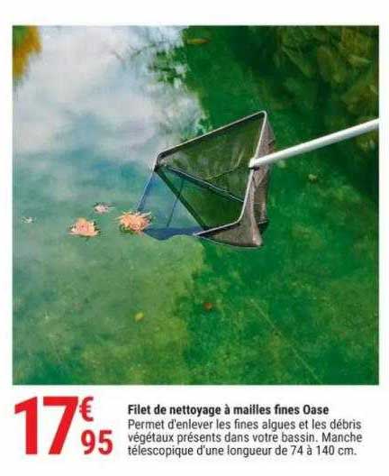 filet de nettoyage à mailles fines oase