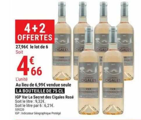 igp var le secret des cigales rosé