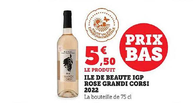 île de beauté igp rosé grandi corsi 2022