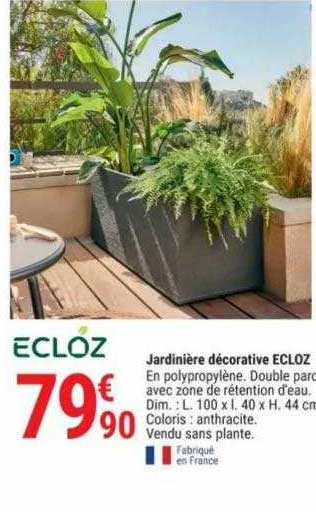 jardinière décorative ecloz