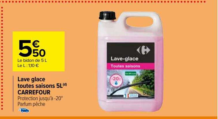 lave glace toutes saisons 5l carrefour
