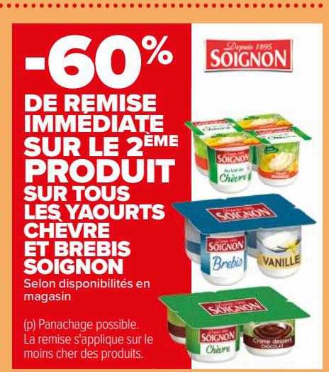 Les Yaourts Chèvre Et Brebis Soignon