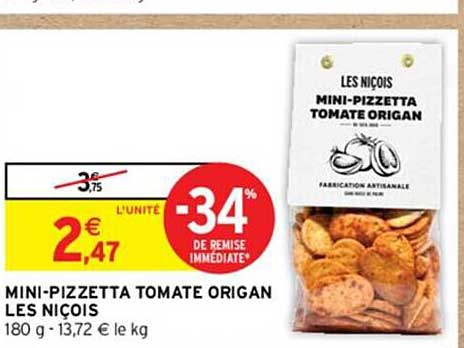mini-pizzetta tomate origan les niçois