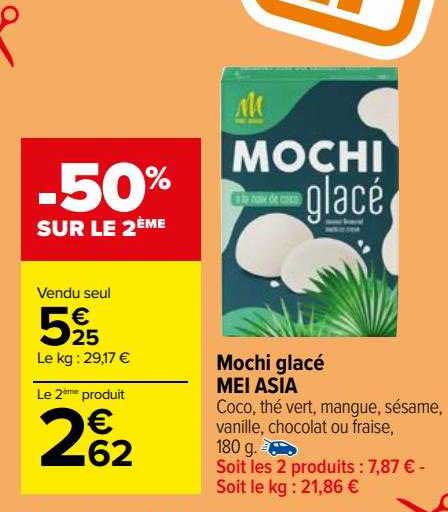 mochi glacé mei asia