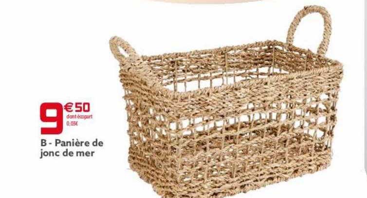 Panière De Jonc De Mer