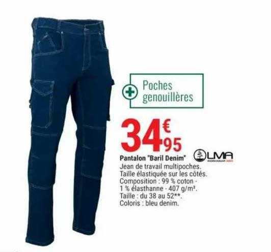 Pantalon "baril Denim" Olivia
