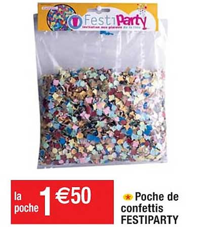 poche de confettis festiparty