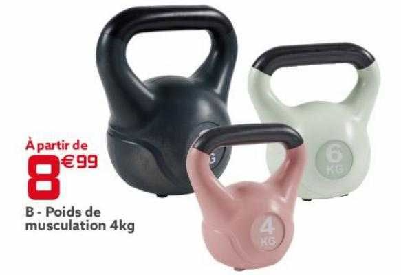 poids de musculation 4 kg
