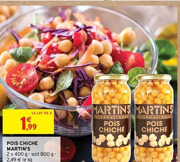 pois chiche martin's