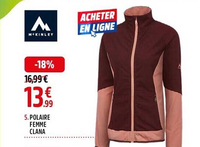 Polaire Femme Clana Mc Kinley