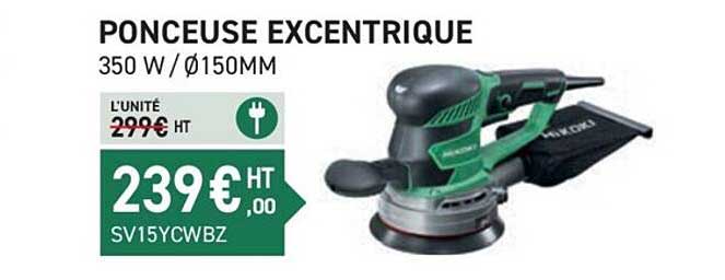 ponceuse excentrique