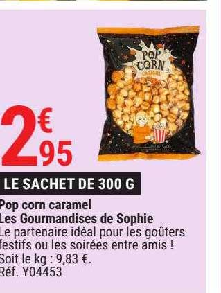 pop corn caramel les gourmandises de sophie
