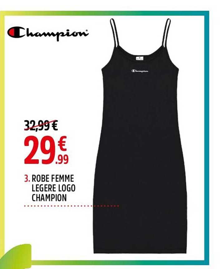 robe femme légère logo champion