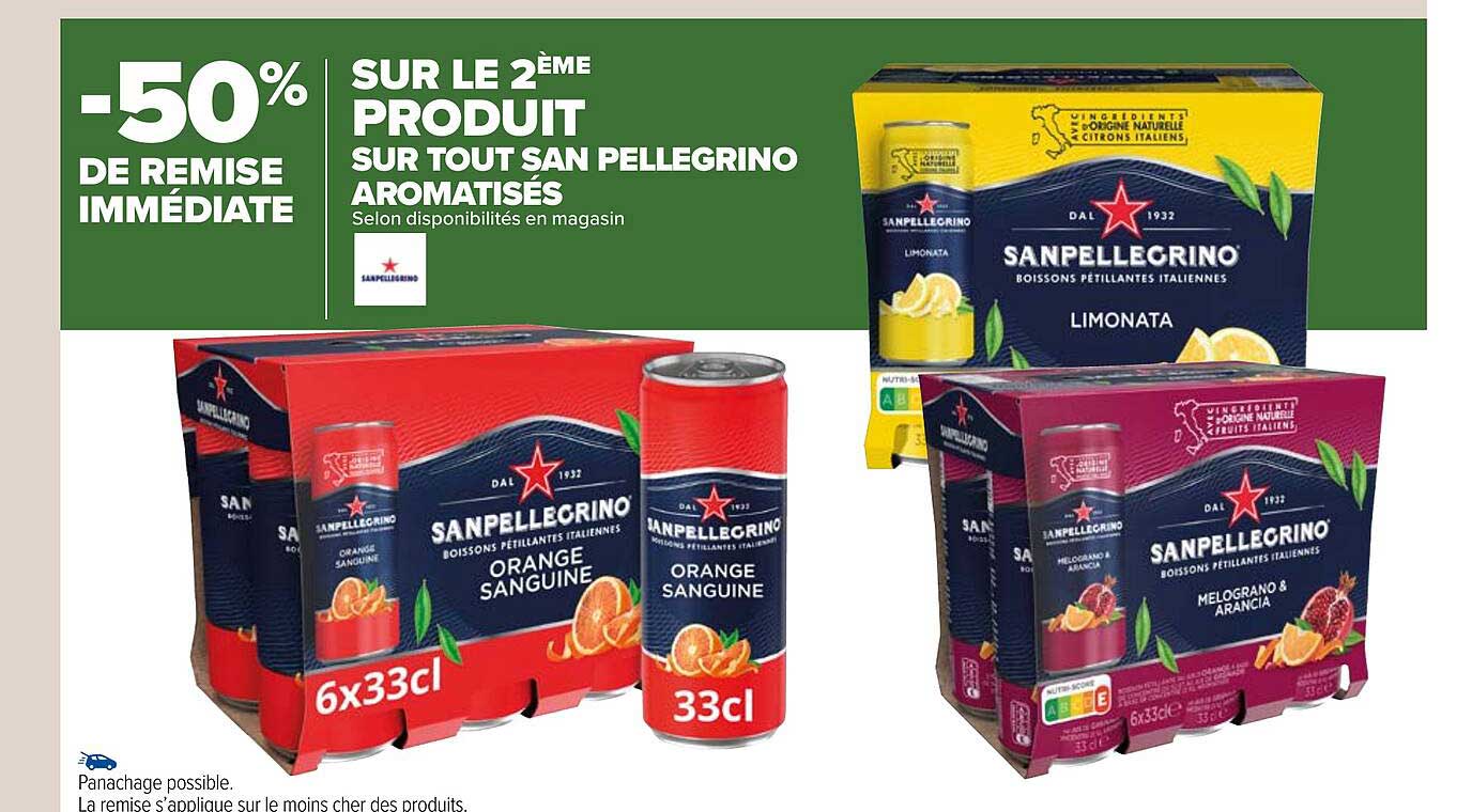 san pellegrino aromatisés