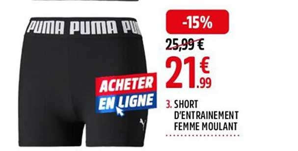 short d'entrainement femme moulant