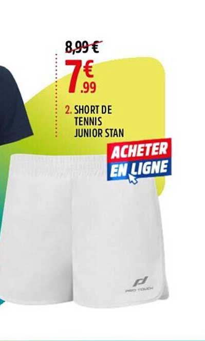 Short De Tennis Junior Stan Pro Touch