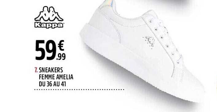 sneakers femme amélia du 36 au 41 kappa