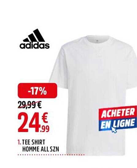 tee shirt homme all szn adidas