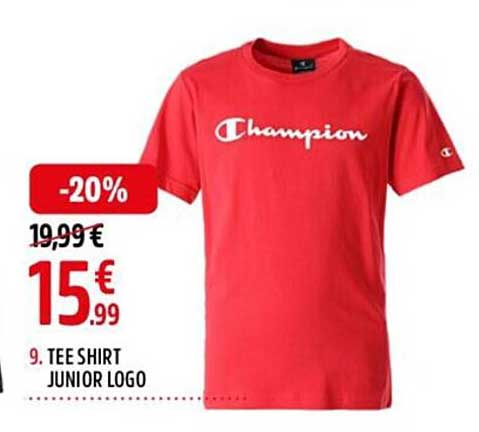 Tee Shirt Junior Logo Champion