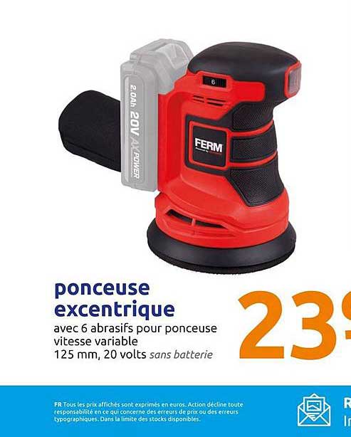 ponceuse excentrique