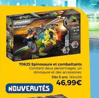 70625 spinosaure et combattants