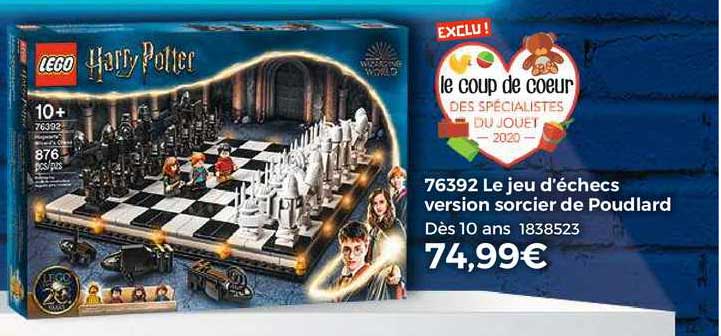 76392 Le Jeu D'échecs Version Sorcier De Poudlard Lego Harry Potter