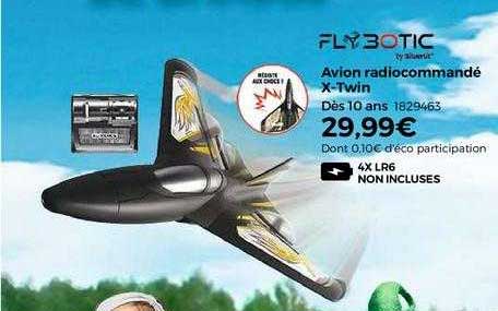 avion radiocommandé x-twin flybotic