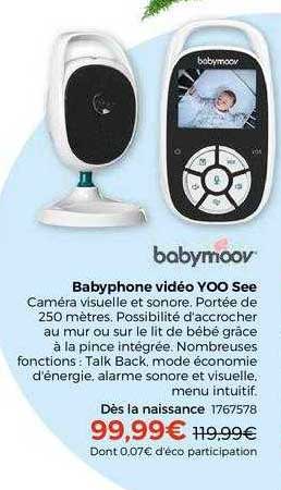 babyphone vidéo yoo see babymoov