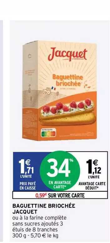 baguettine briochée jacquet