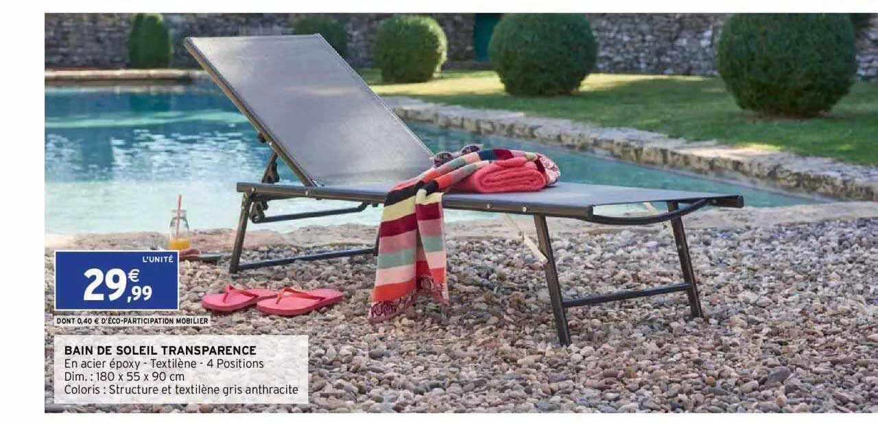 bain de soleil transparence