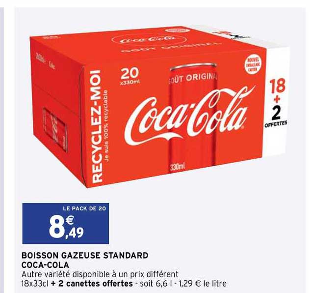 Boisson Gazeuse Standard Coca-cola