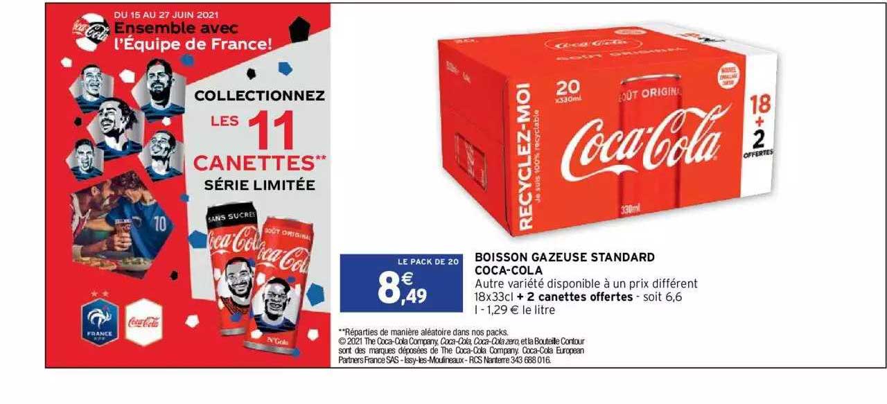 Boisson Gazeuse Standard Coca-cola