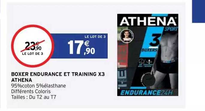 boxer endurance et training x3 athena