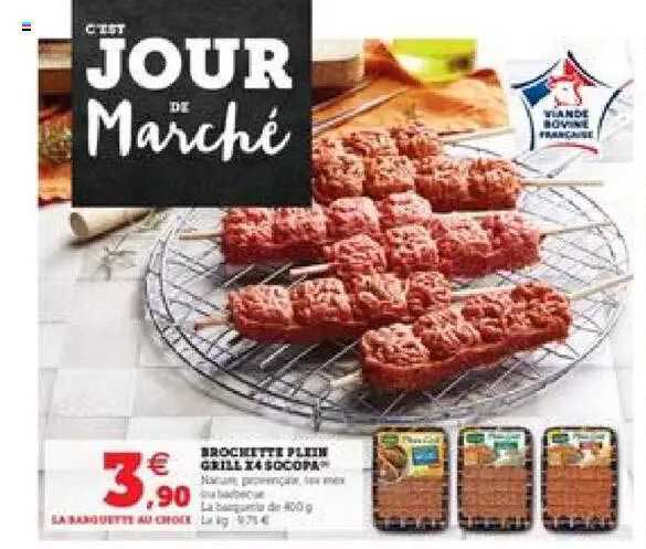 Brochette Plein Grill X4 Socopa