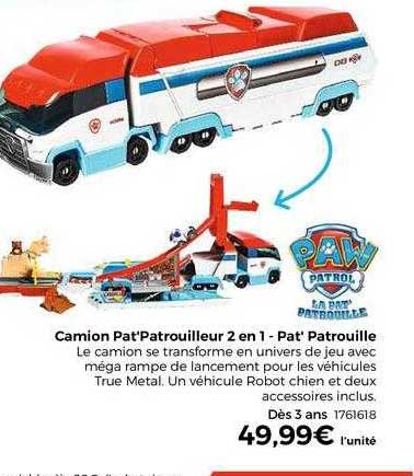 camion pat'patrouilleur 2 en 1- pat' patrouille
