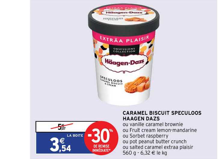 caramel biscuit spéculoos häagen dazs