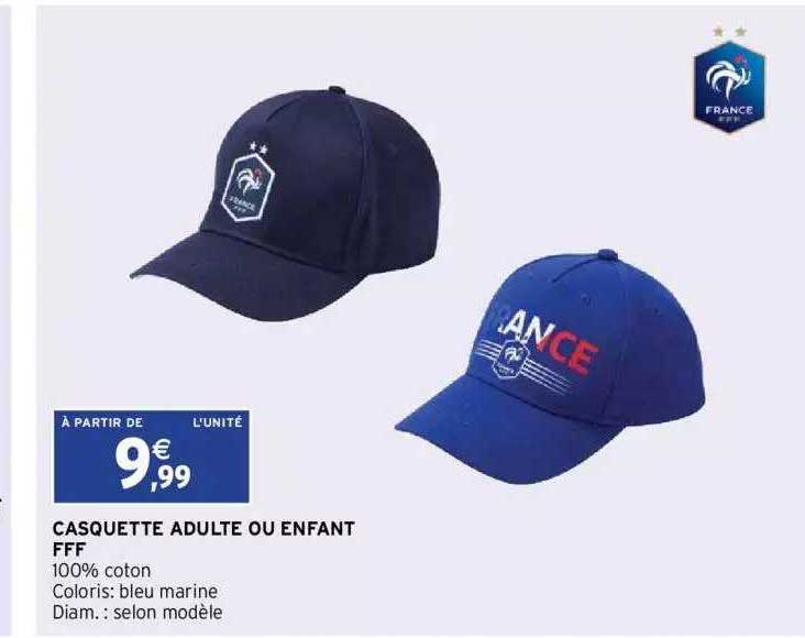 Casquette Adulte Ou Enfant Fff
