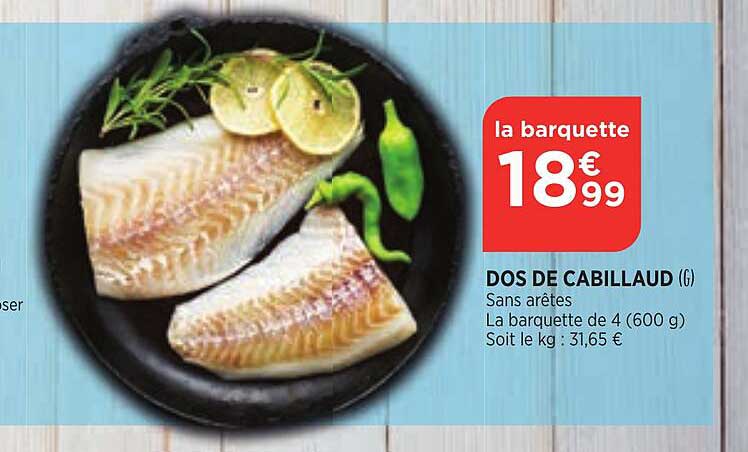 Dos De Cabillaud