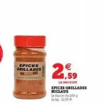 épices grillades niclaus