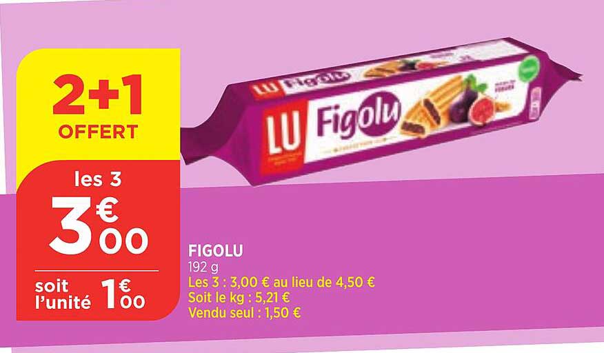 Figolu 2+1 Offert