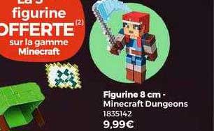 figurine 8 cm - minecraft dungeons