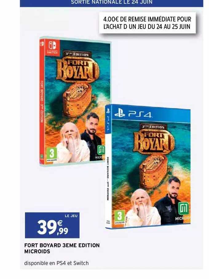 fort boyard 3ème édition microids