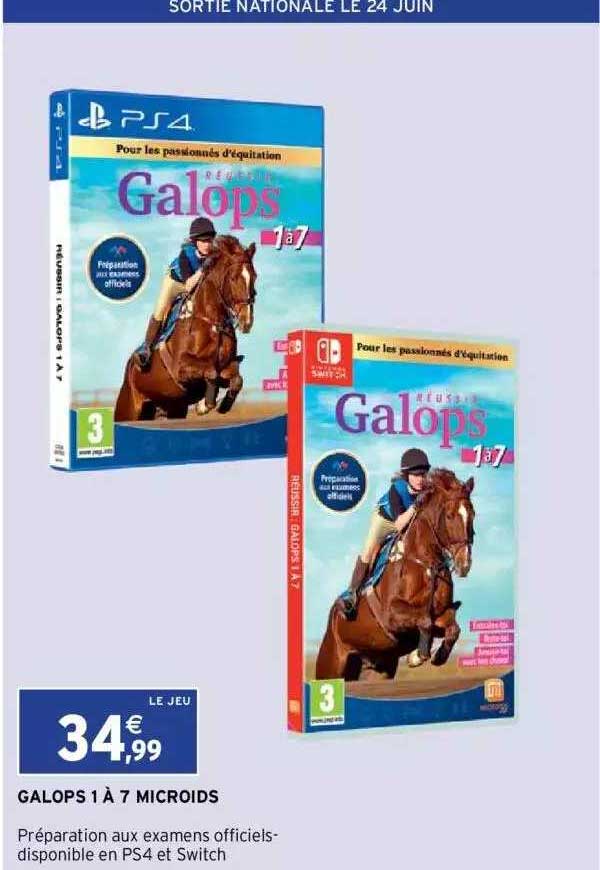 galops 1 à 7 microids