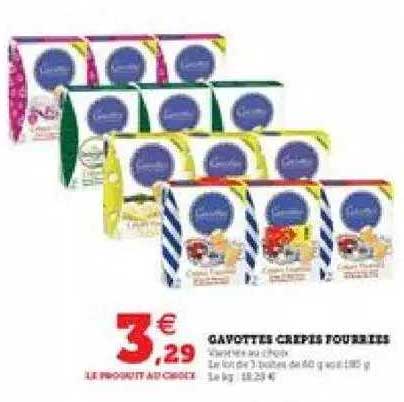 Gavottes Crêpes Fourrées