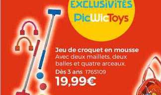 Jeu De Croquet En Mousse