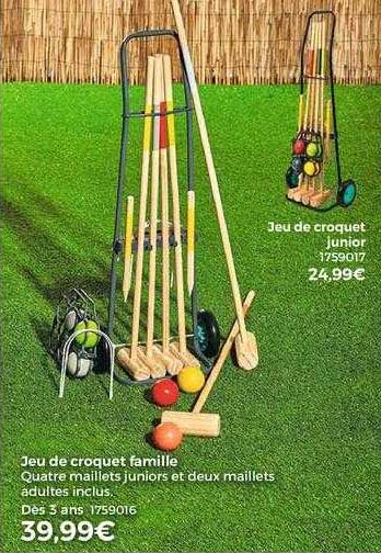 jeu de croquet junior, jeu de croquet famille
