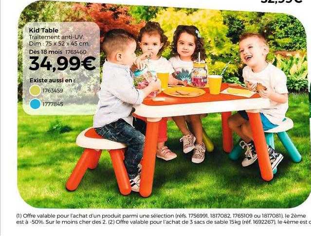 kid table